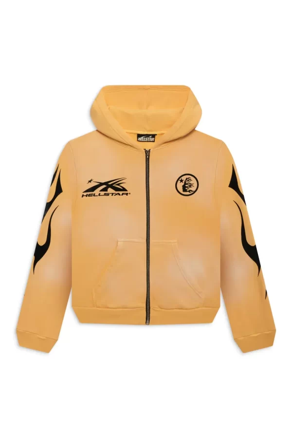 hellstar-sports-zip-up-hoodie-yellow