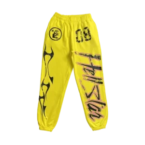 hellstar-sweatpant-yellow